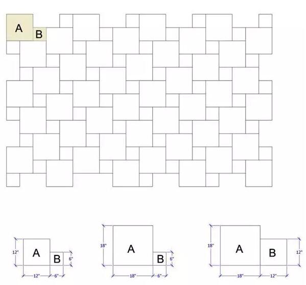 【鋪裝設(shè)計】十四種石材薄板的美式拼貼方法