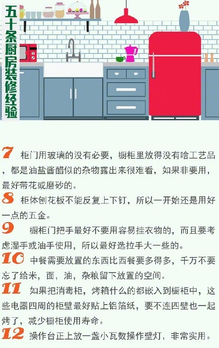 新房裝修廚房不能省，遠景裝飾50條廚房裝修經(jīng)驗